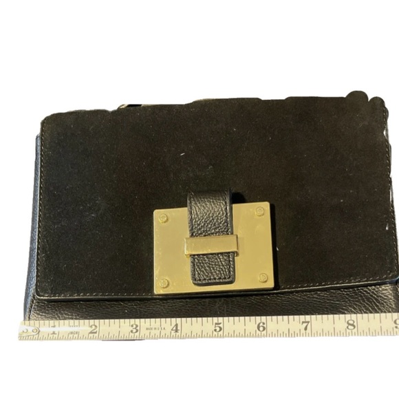 India Hicks The Lady P Bag Crossbody Purse Black Leather Bag Designer - Picture 13 of 15